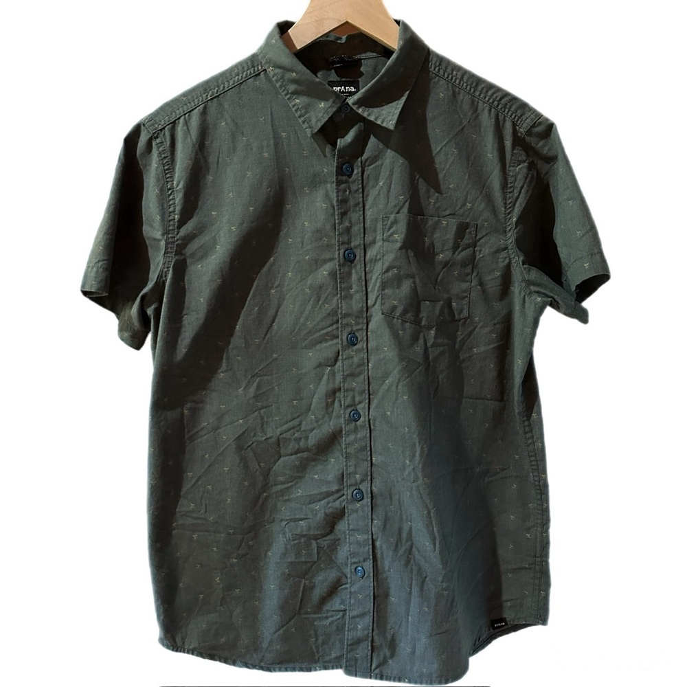 prAna Button-Up Short Sleeve Shirt Size S
